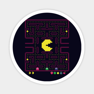 Pac-Man Pixelart Magnet